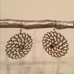 Silver earrings